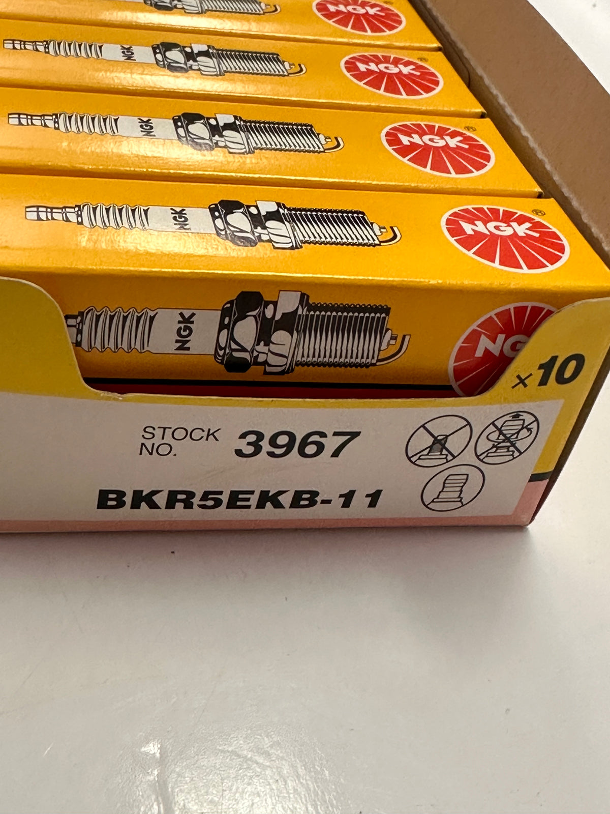NGK 3967 Standard Spark Plugs, Box of 10