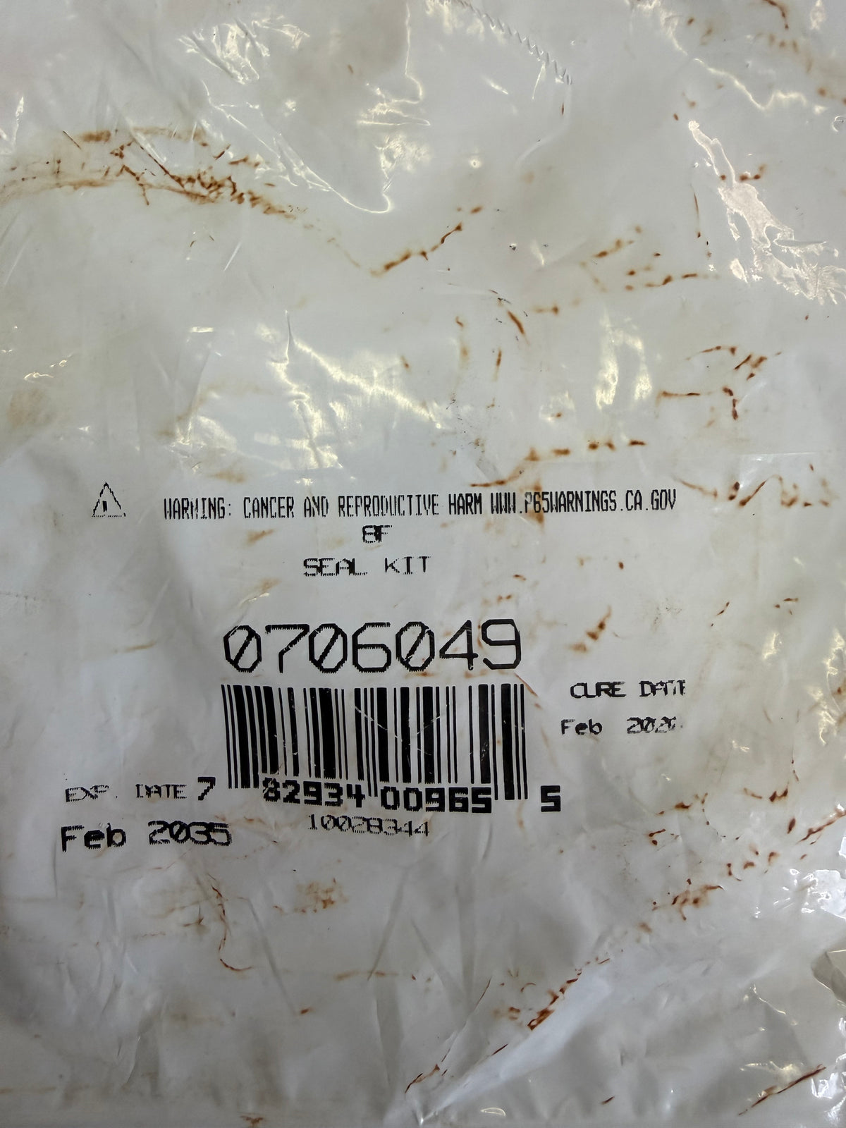 Rexnord 0706049 Series F 8F Grid Coupling Seal Kit