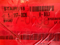 117-0036 Raw Edge Cogged V-Belt - Genuine CAT Part