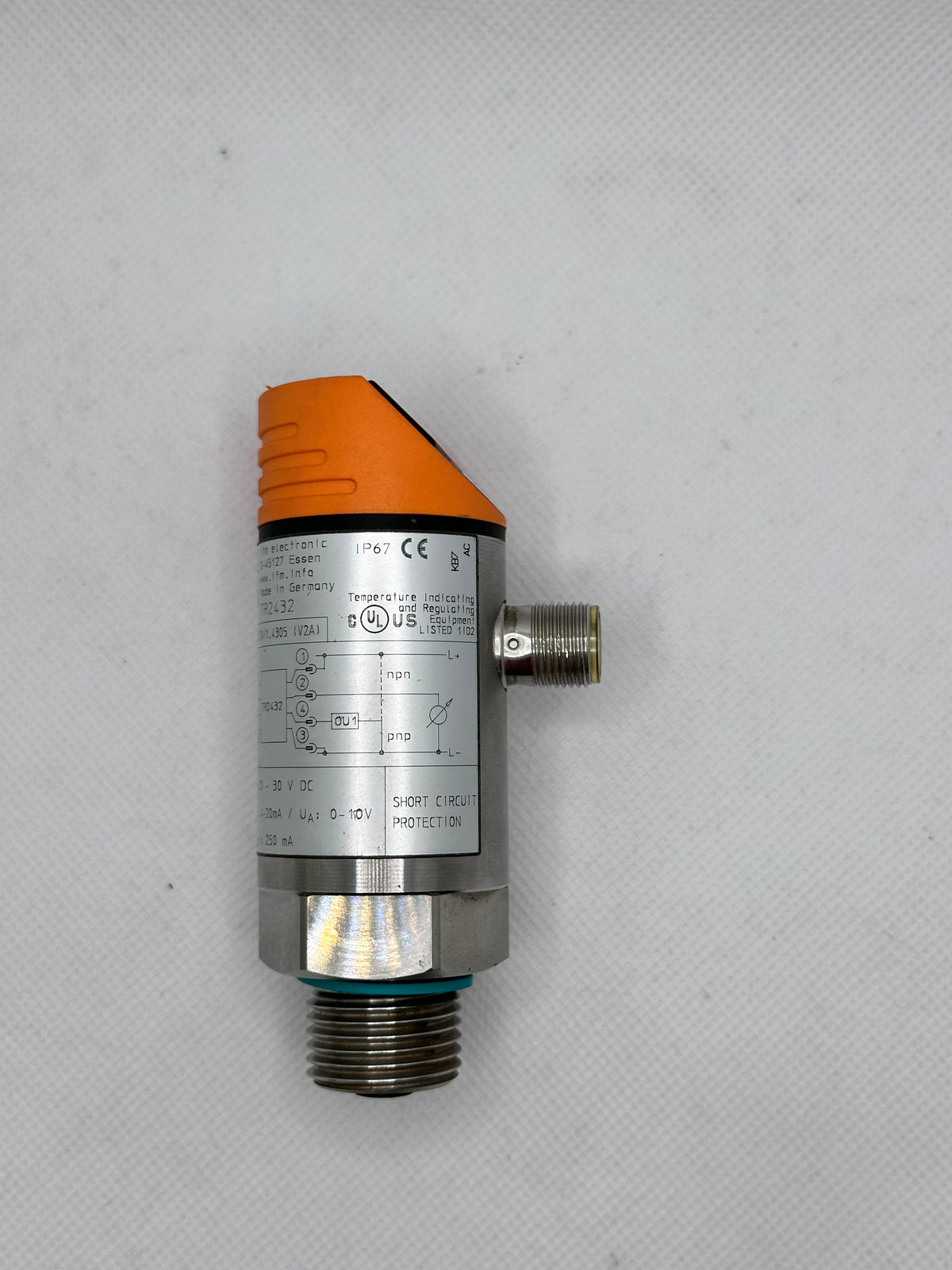 ifm TR2432 Pt100/Pt1000 Temperature Evaluation Unit with Display