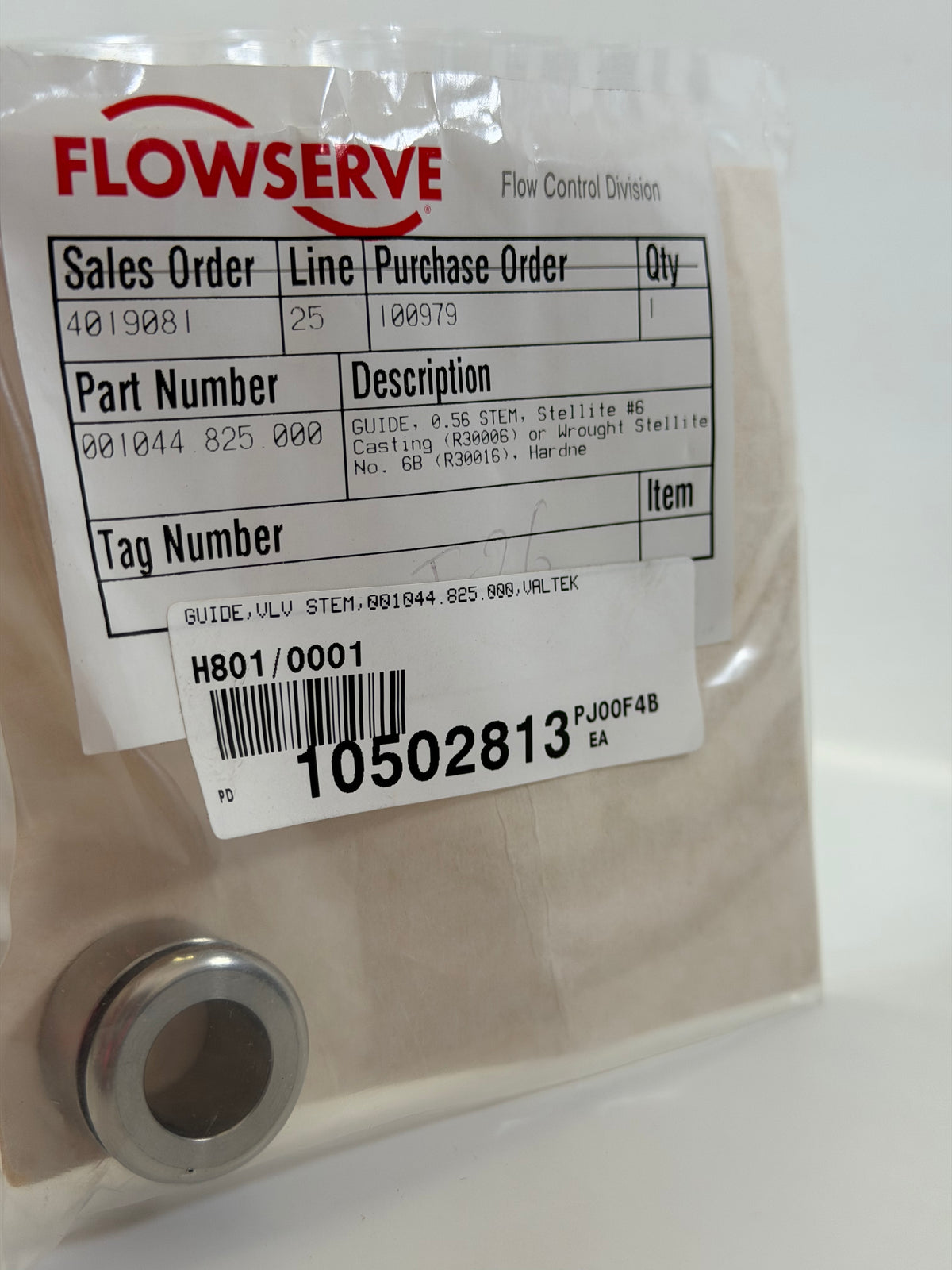 Flowserve 001044.825.000 Valve Stem Guide