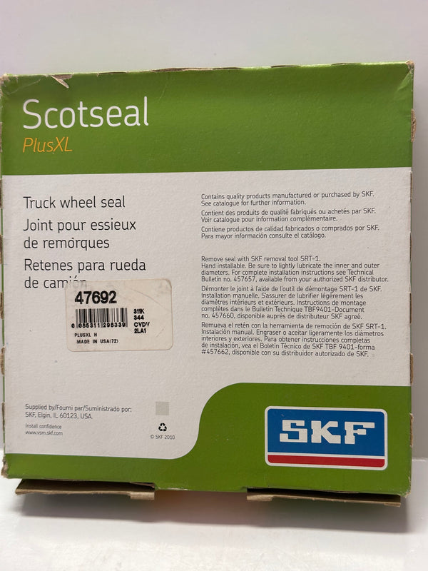 SKF 47692 Scotseal  PlusXL (CR47692S) Drive Axle Hub Seal