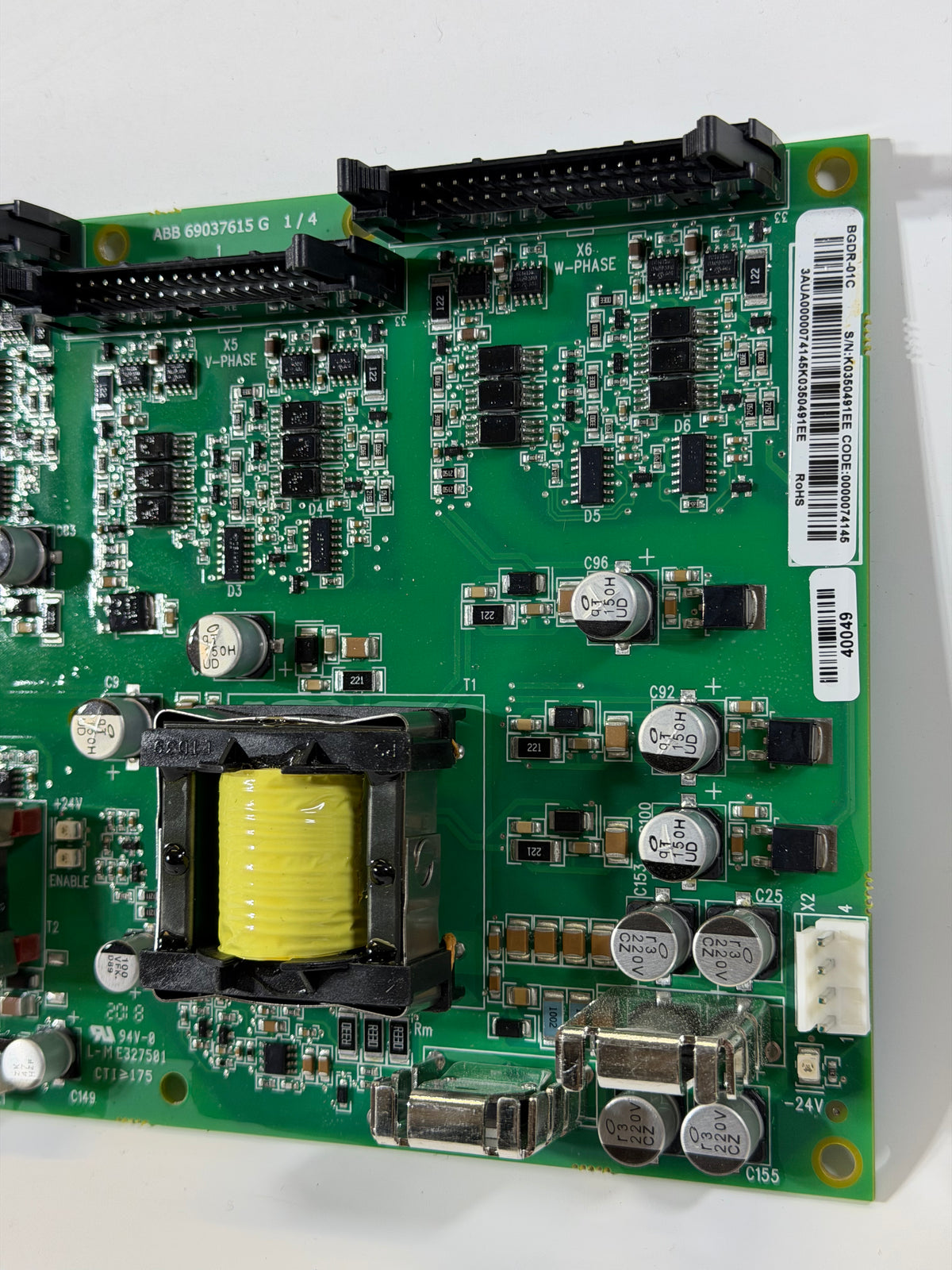 ABB 3AUA0000074145 Gate Driver Board, Type BGDR-01C