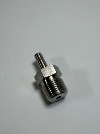 A-LOK 4MA6K-316 Tube End Male Adapter, 1/4" x MNPT 3/8", 316SS