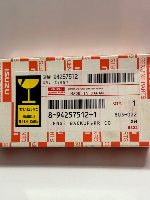 Isuzu 8942575121 Lens: Back Up, Rear RH 8-94257512-1