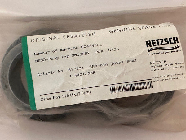 NETZSCH 877401 Seal SM for Hydraulic Pump