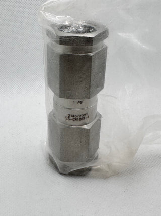Swagelok SS-CHF8RT-1 Poppet 5100 psig (351 bar) 1/2" Check Valve
