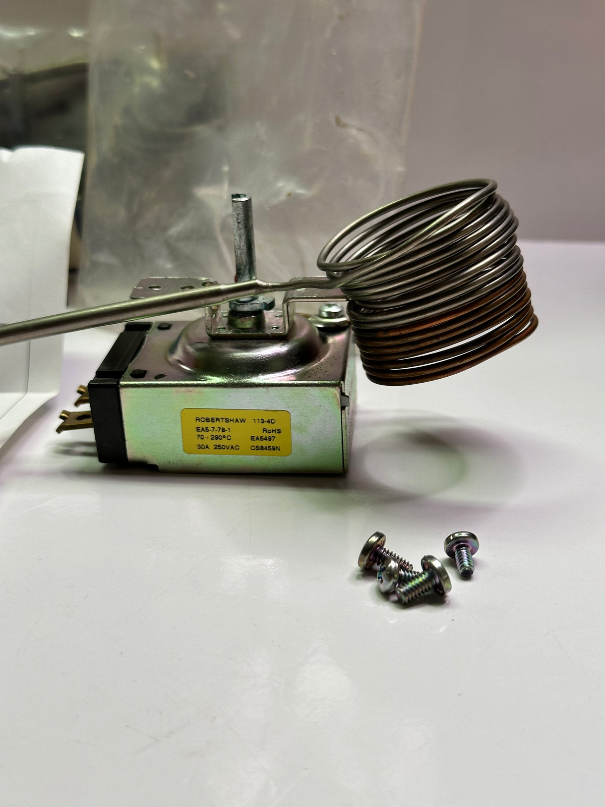 Robertshaw EA5-497-02 Capillary Thermostat — 70°–290°C