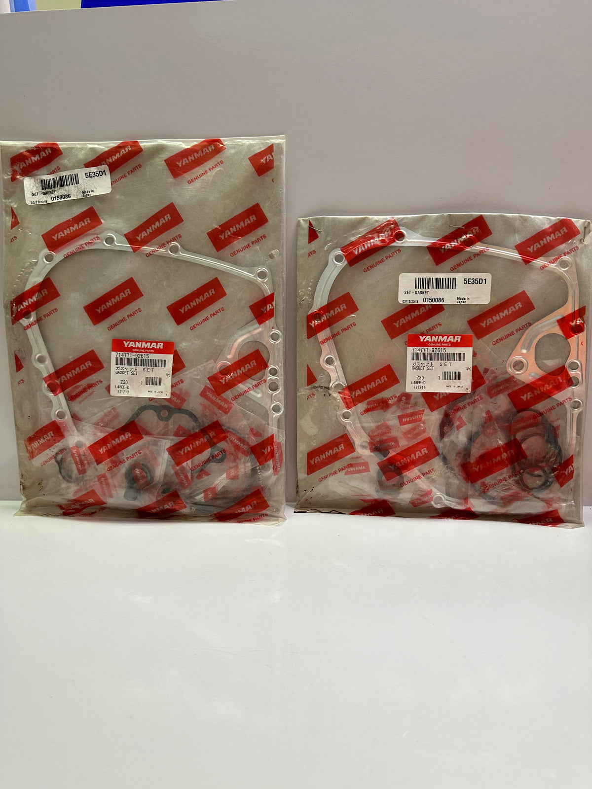 Yanmar 714771-92615 Genuine Engine Gasket Set – L48EE