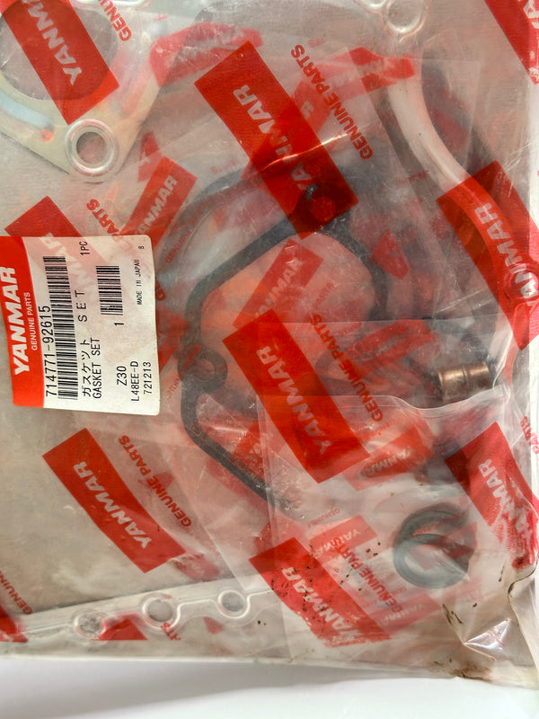 Yanmar 714771-92615 Genuine Gasket Set