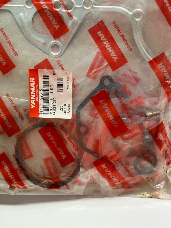 Yanmar 714771-92615 Genuine Gasket Set