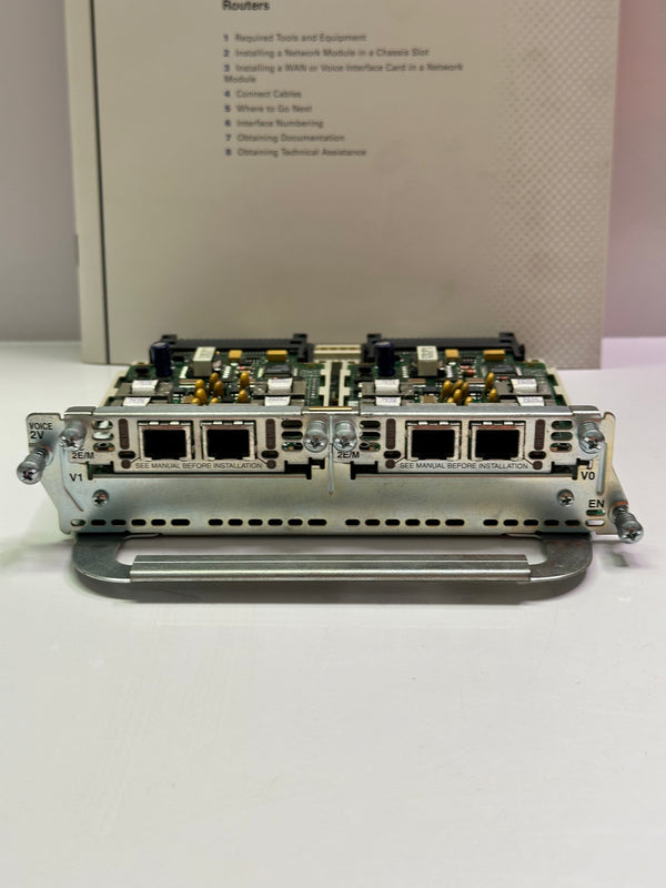 Cisco Systems VIC-2E/M Chips for 2600/3600 Series NM-2 + Two interface Card