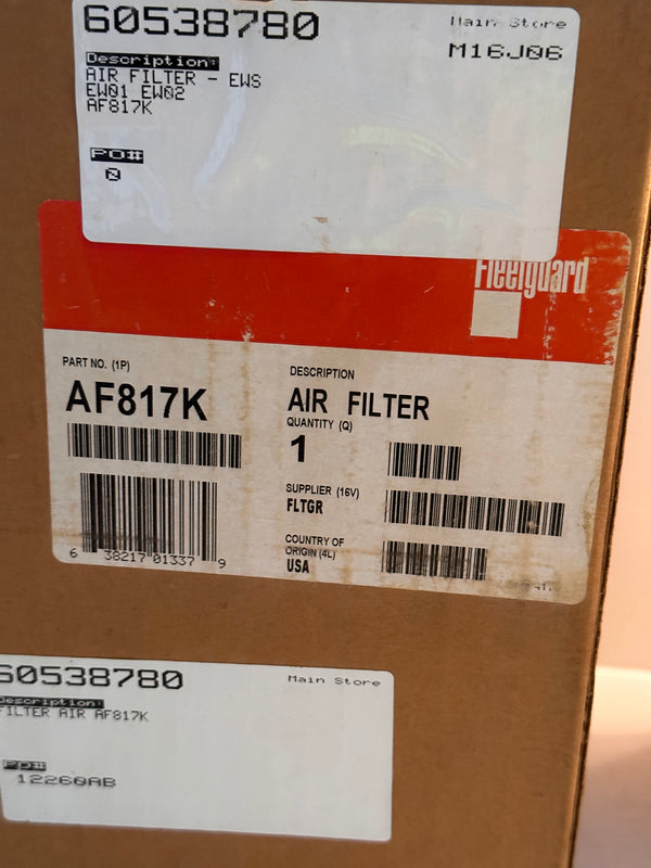 FLEETGUARD AF817K Air Filter, Primary