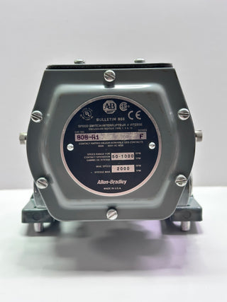 Allen-Bradley 808-R1 F Speed Switch, 600V AC, Max 5A
