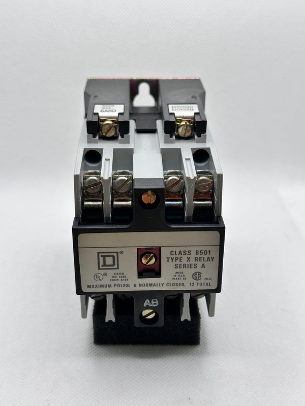 SQUARE D® 8501 Type X, Machine Tool, Control Relay X040V02 - 10A ...