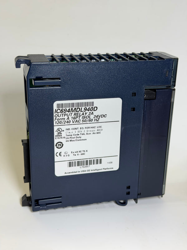 IC694MDL940D Output Relay, 2A, 16PT, 24VDC