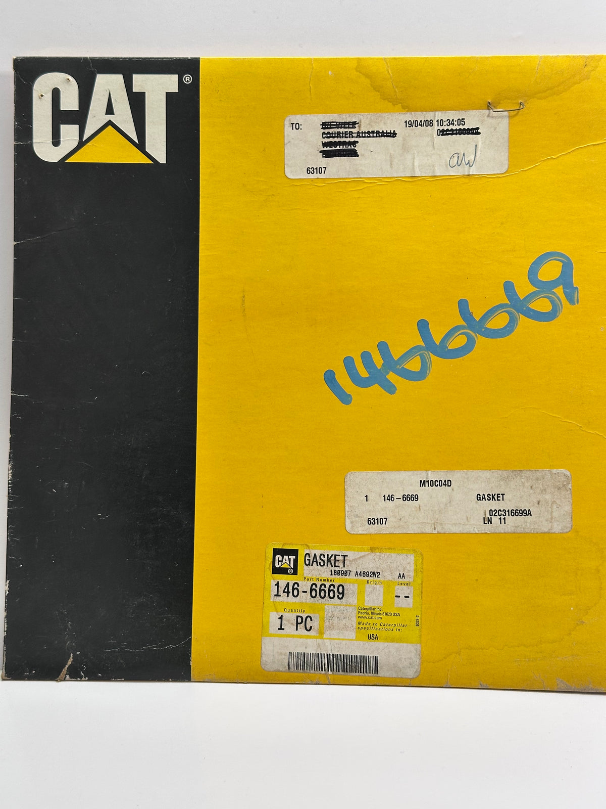 CAT 146-6669 Engine Water Lines Gasket