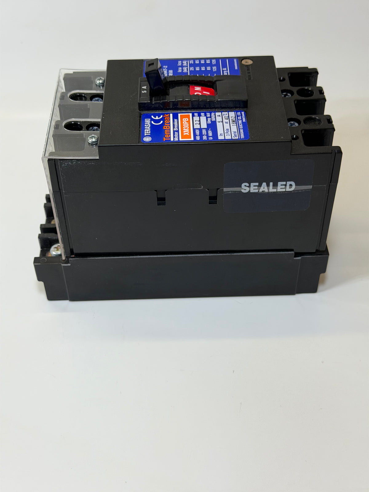 Terasaki XM30PB53P TemBreak 1 MCCB – 3 Pole, 5 A
