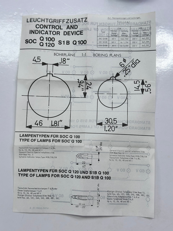 KRAUS & NAIMER D10 B2D789 Rotary Cam Switch