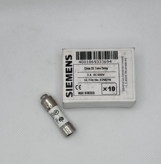 3NW1030-0HG Cylindrical Fuse Links, 3A, AC 600V - Box of 10