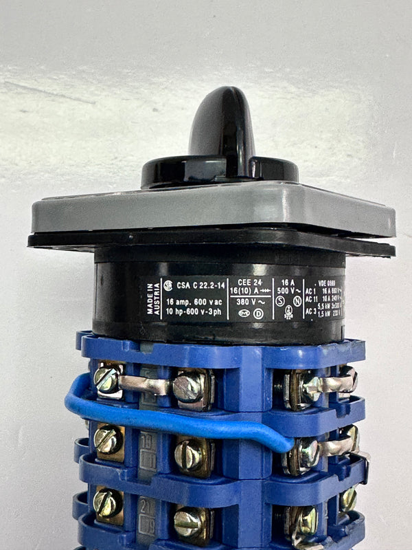 Kraus & Naimer A14 Rotary Cam Switch - 4 Position, 16A