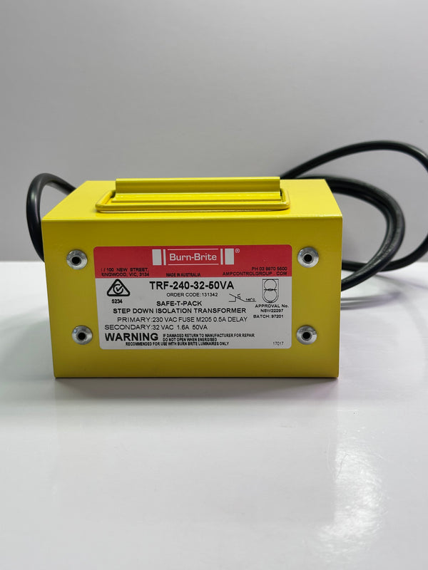 Burn-Brite TRF-240-32-50VA Single Outlet Step Down Isolation Transformer - Single Outlet Socket