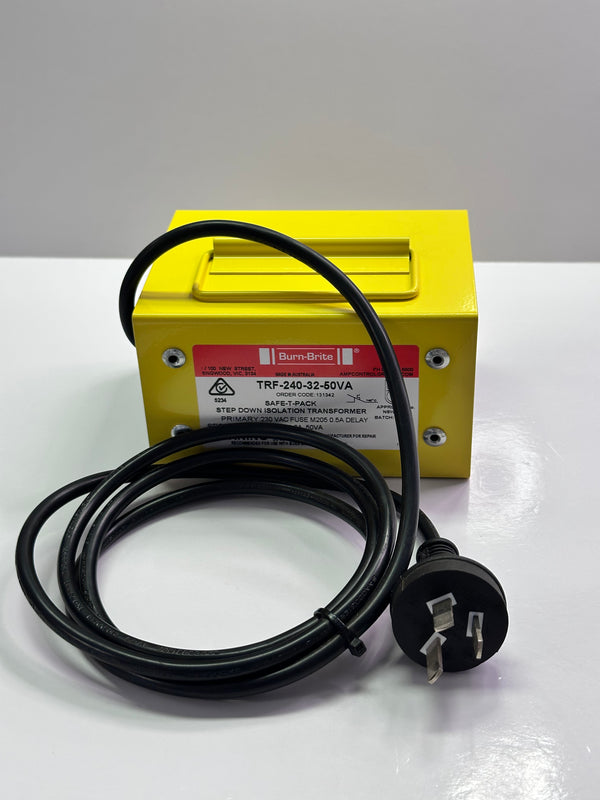 Burn-Brite TRF-240-32-50VA Single Outlet Step Down Isolation Transformer - Single Outlet Socket
