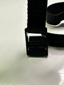Versatile Black Canvas Filter Belt / strap, Black Clamping Buckle Bag of 10