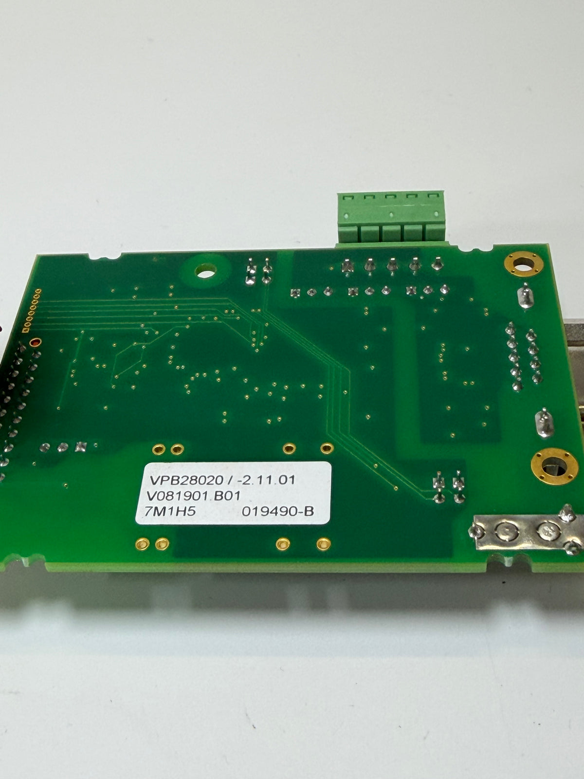 Schenck V081901.B01 PROFIBUS DP Card – VPB 28020/-2.11.01 with Plug