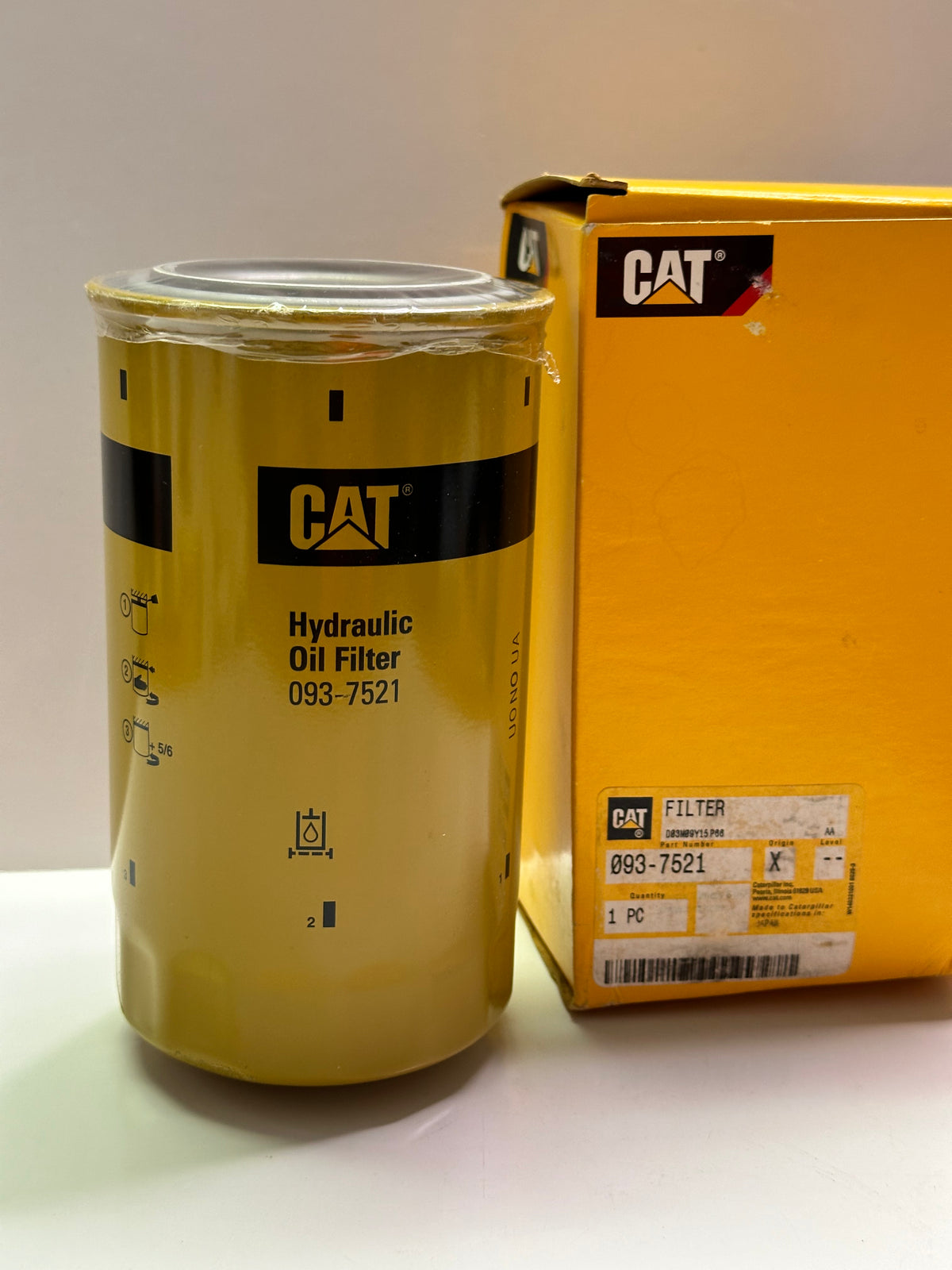093-7521 Hydraulic/Transmission Oil Filter, Standard Efficiency - Genuine CAT Part
