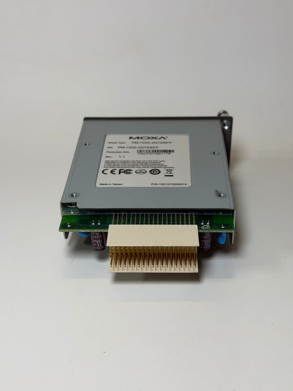 Moxa PM-7200-4GTXSFP Version 1.1 Ethernet SFP Module