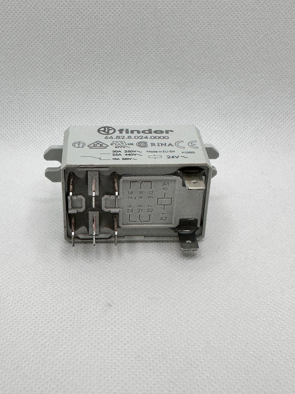 Finder 66.82.8.024.0000 24V AC Flange Mount Power Relay - 492-7173