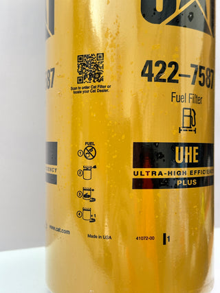 Caterpillar CAT 422-7587 Secondary Fuel Filter, Ultra High Efficiency