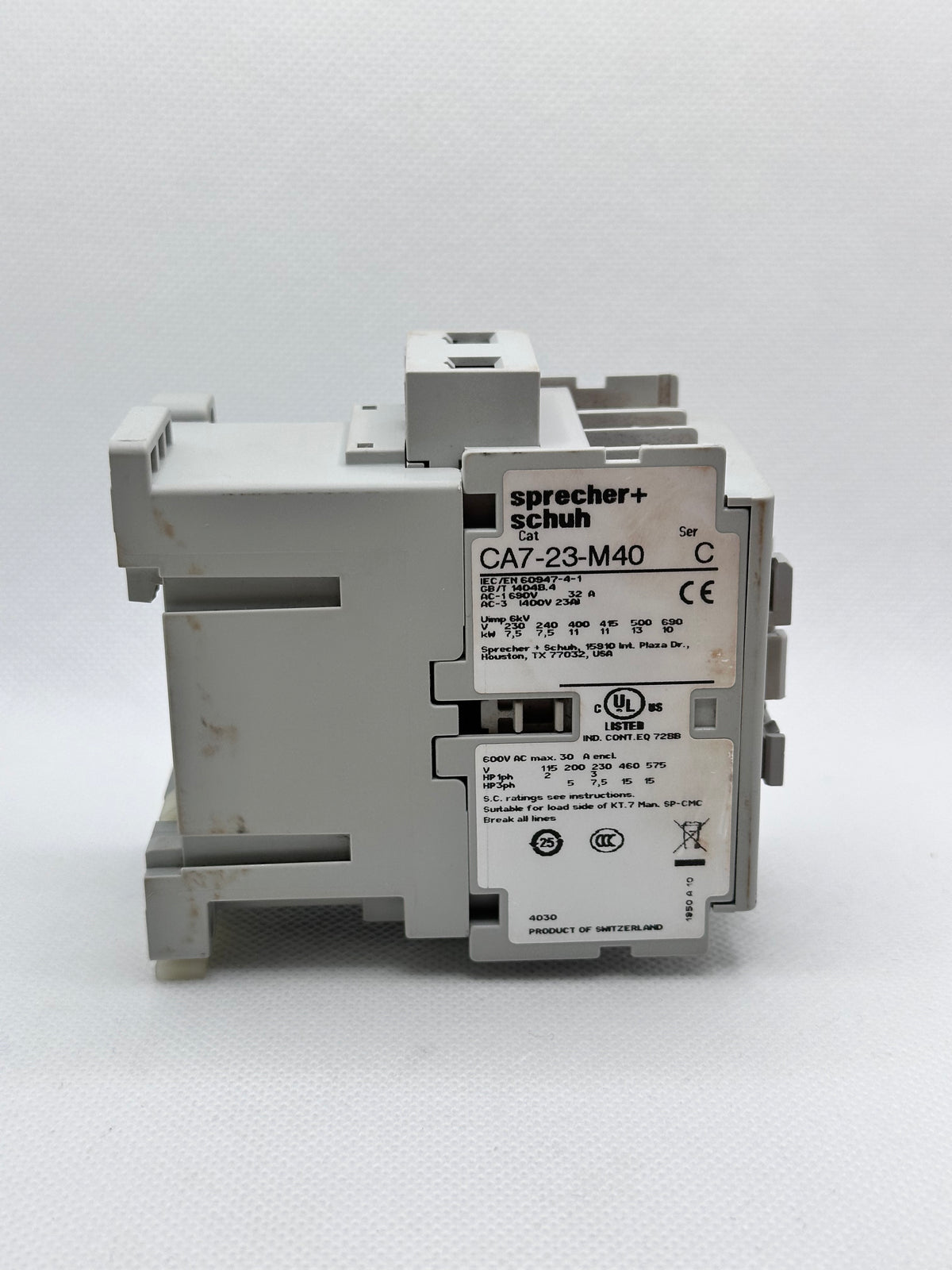 Sprecher + Schuh CA7-23-M40-277 Contactor