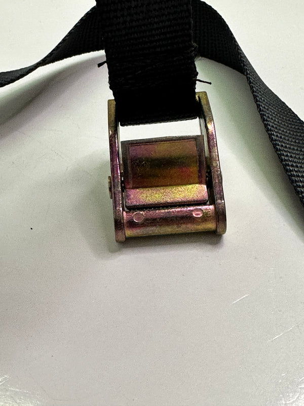 Filter Belt/Strap, Black Canvas with Metal Clamp Buckle, Bag of 10