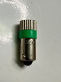 RS PRO LED Green Indicator Lamp 24V AC/DC 10mm Dia. BA9s Base, 170/160mcd