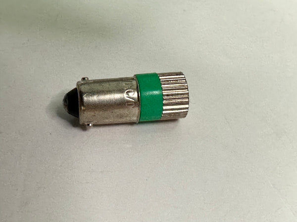 RS PRO LED Green Indicator Lamp 24V AC/DC 10mm Dia. BA9s Base, 170/160mcd