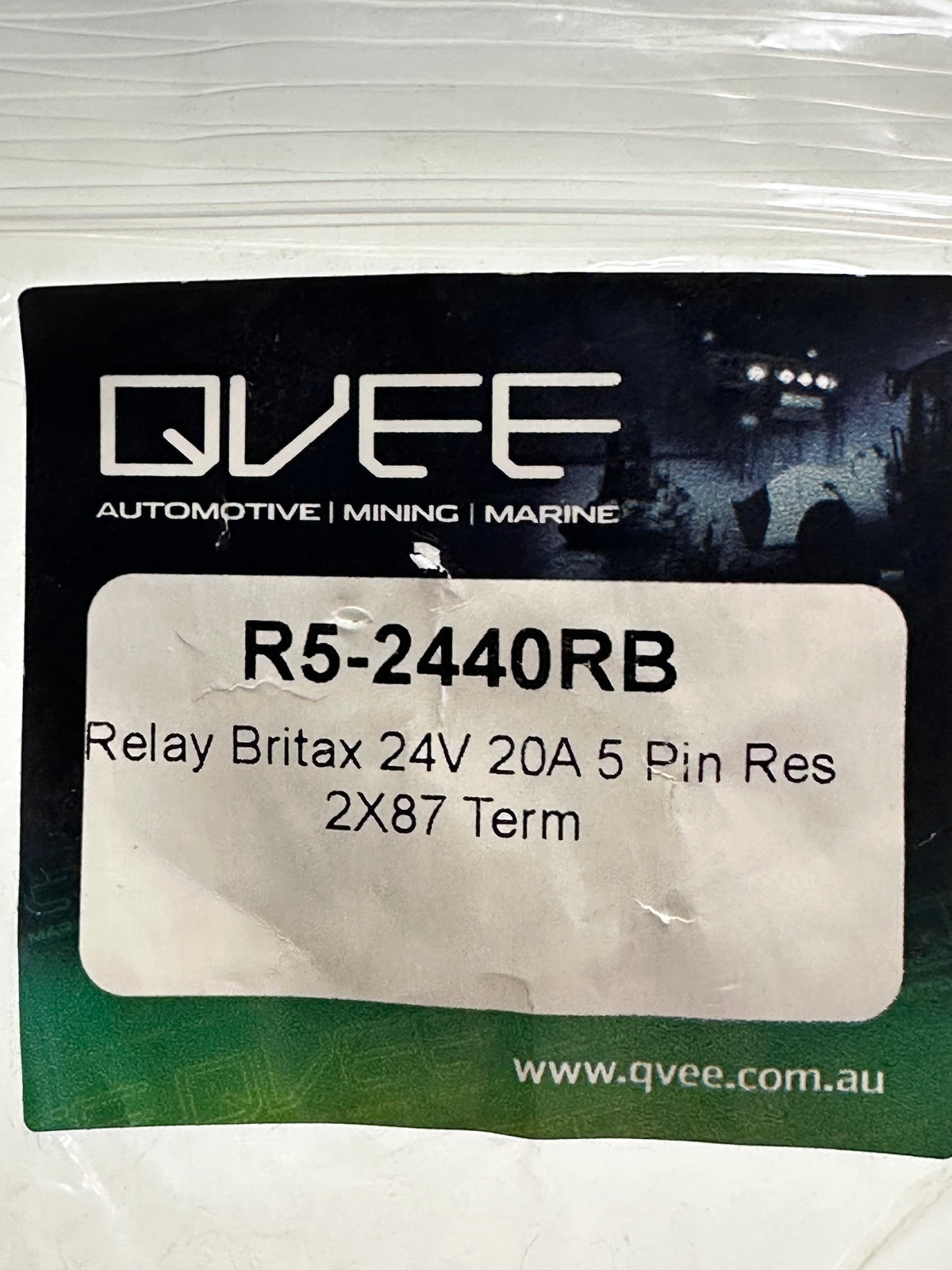 Britax R5-2440R 20A Mini Relay, 24V, 5 Pin