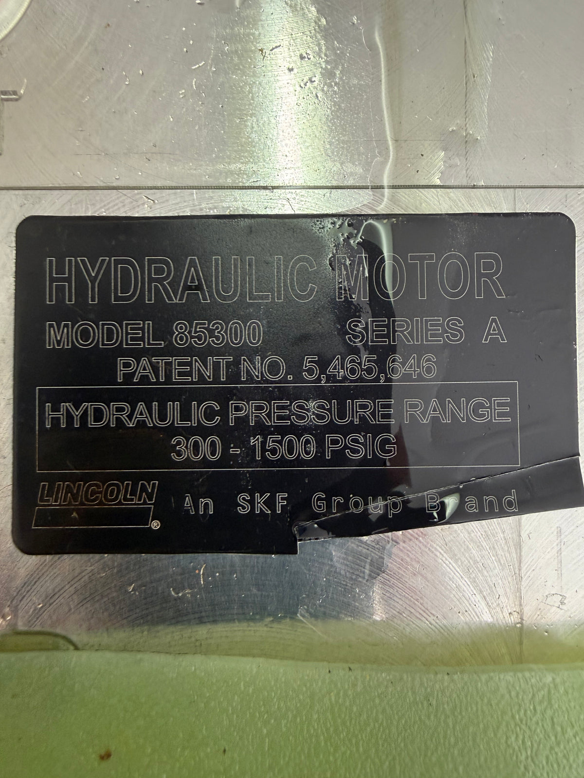 Lincoln 85300 Hydro-PowerMaster Hydraulic Motor