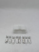 QVC8F10 - 8 circuit reverse female housing (8MA-250), 80 x male terminal (805502BL2)