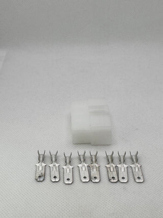 QVC8F10 - 8 circuit reverse female housing (8MA-250), 80 x male terminal (805502BL2)