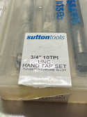 Sutton M2191905 UNC 3/4-10 TPI Hand Tap Set