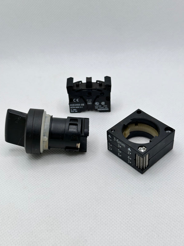 Siemens 3SB3202-2KA11-0CC0 Selector Switch, Non-Illuminated