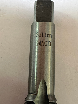 Sutton M2191905 UNC 3/4-10 TPI Hand Tap Set