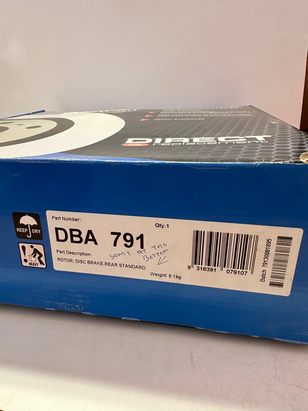 DBA Street Series Brake Rotor DBA791