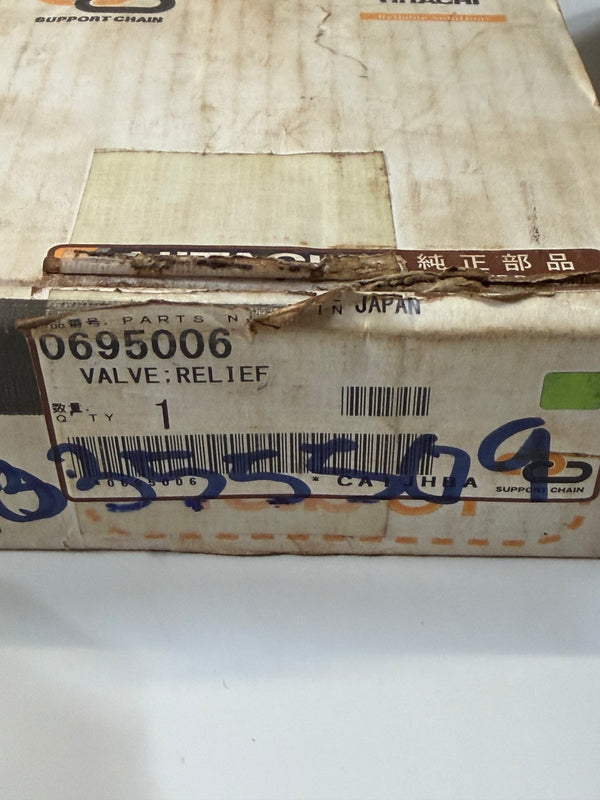 Hitachi 0695006 Relief Valve, C/V