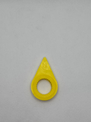 Checkpoint Size 19 Wheel nut Indicator ( Yellow ) - Bag of 6