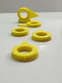 Checkpoint Size 19 Wheel nut Indicator ( Yellow ) - Bag of 6