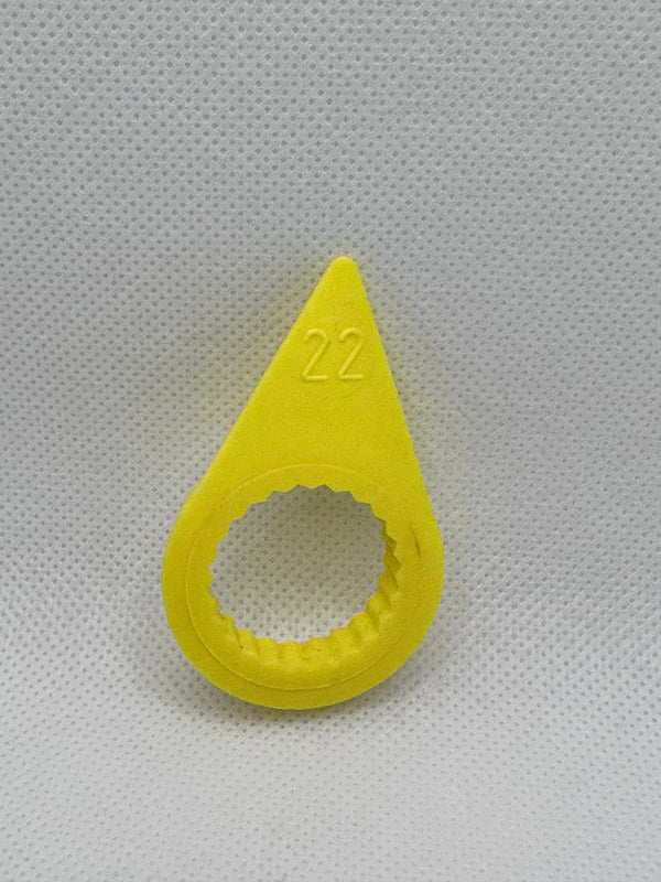 Checkpoint Size 22 Wheel Nut Indicator ( Yellow ) - Bag of 6