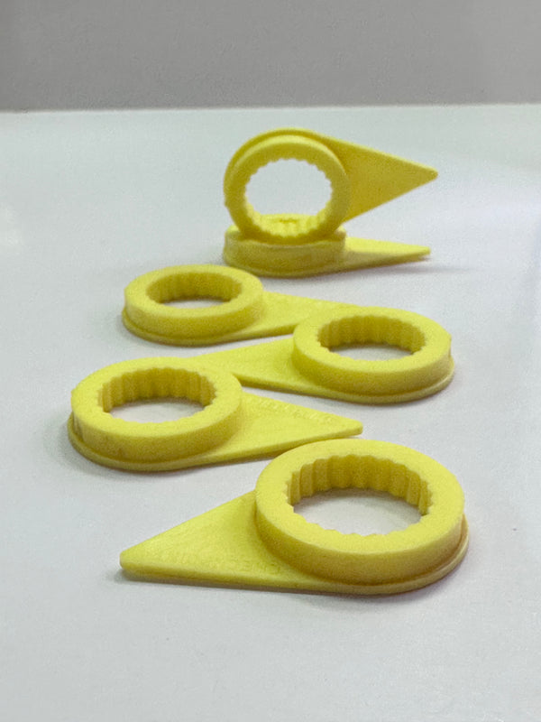 Checkpoint Size 22 Wheel Nut Indicator ( Yellow ) - Bag of 6